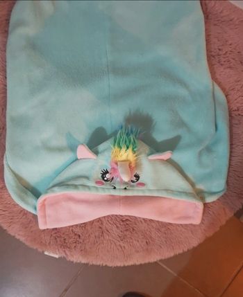 Poncho  sur pyjama enfants polaire