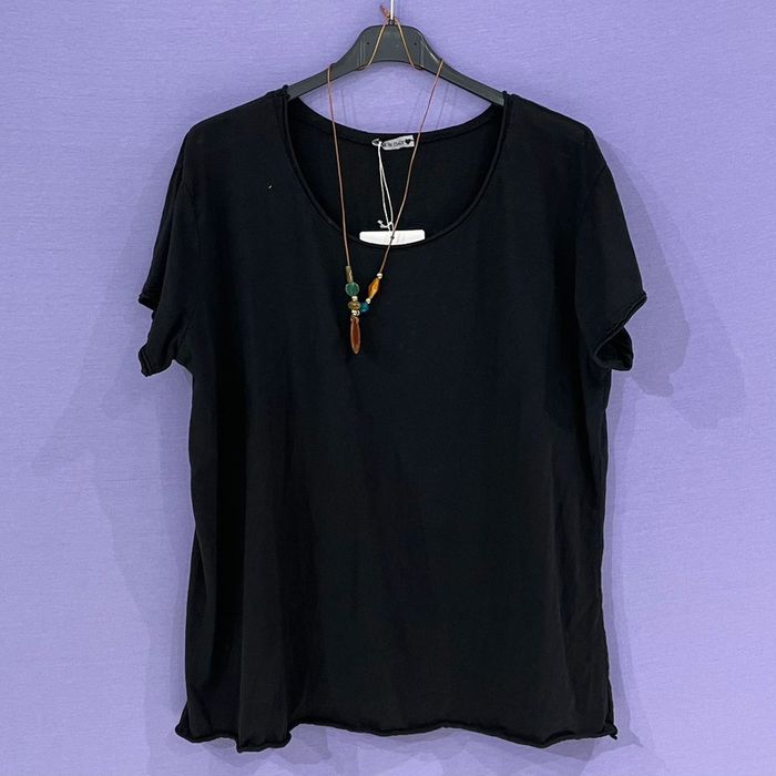 Tee-shirt coton avec collier - photo numéro 4