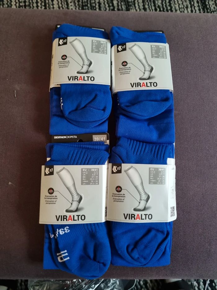 4 paires de chaussettes football Decathlon