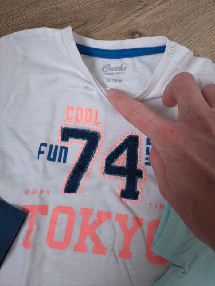 Lot tshirt 12mois - photo numéro 4