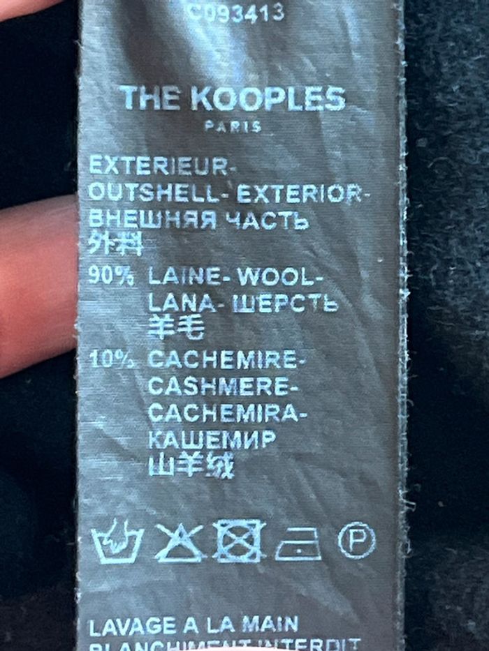 Pull noir laine et cachemire The Kooples XS - photo numéro 6