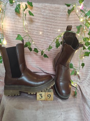 Bottines marrons 39 