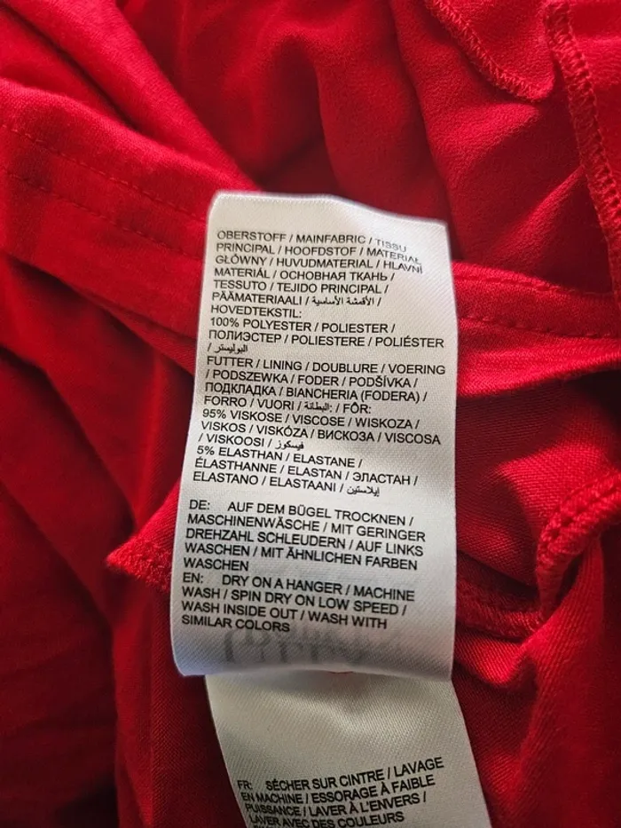 Robe longue Rouge Foncé Taille 52/54 Ulla popken - photo numéro 6