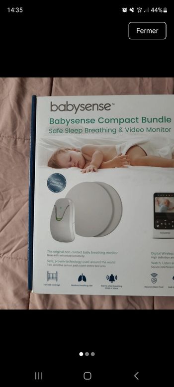 Babysense 7 moniteur respiratoire bebe