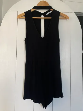 Combishort noir pull&bear nacre ouverture col