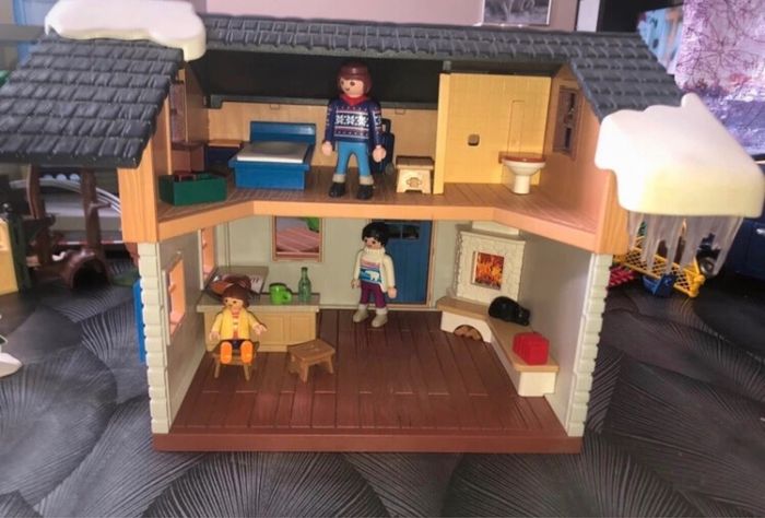 Maison des neiges des playmobil