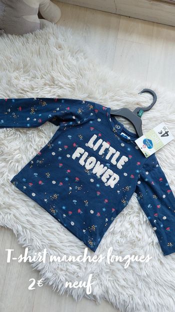 T-shirt manches longues 12 mois