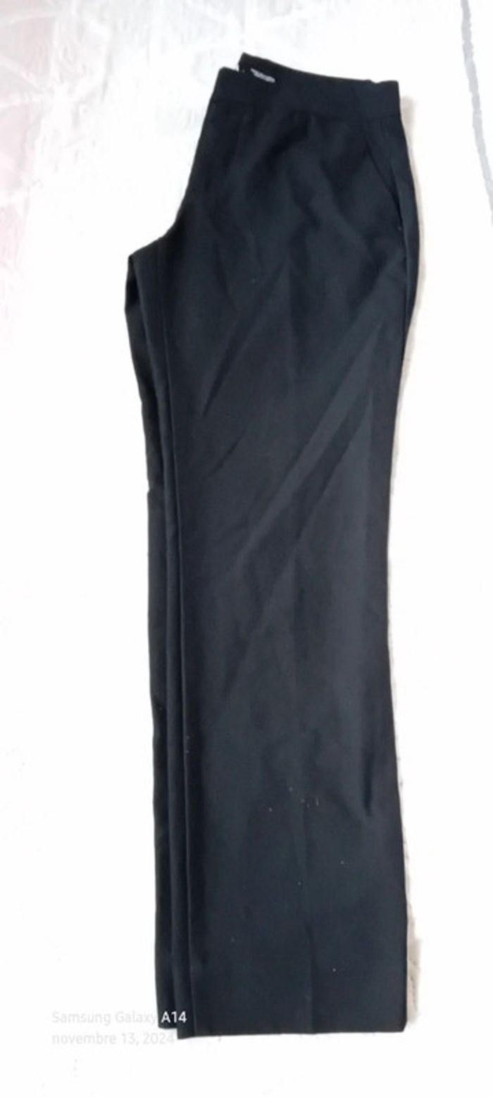 Pantalon léger habillé coupe droite noir femme XS zara - photo numéro 10