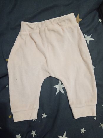 Pantalon rose pâle _ 3 mois
