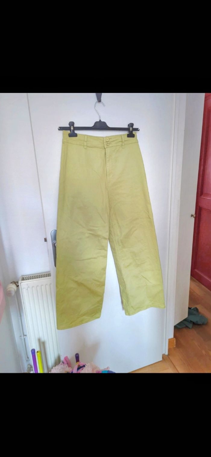 Pantalon vert stretch