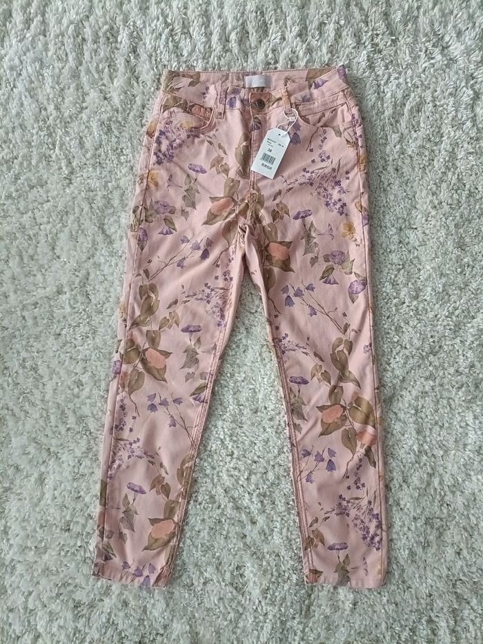 Pantalon multicouleur cassis en 38