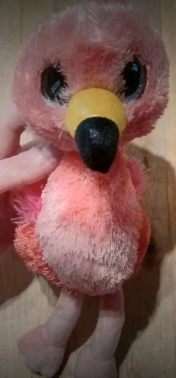 Peluche flamand rose