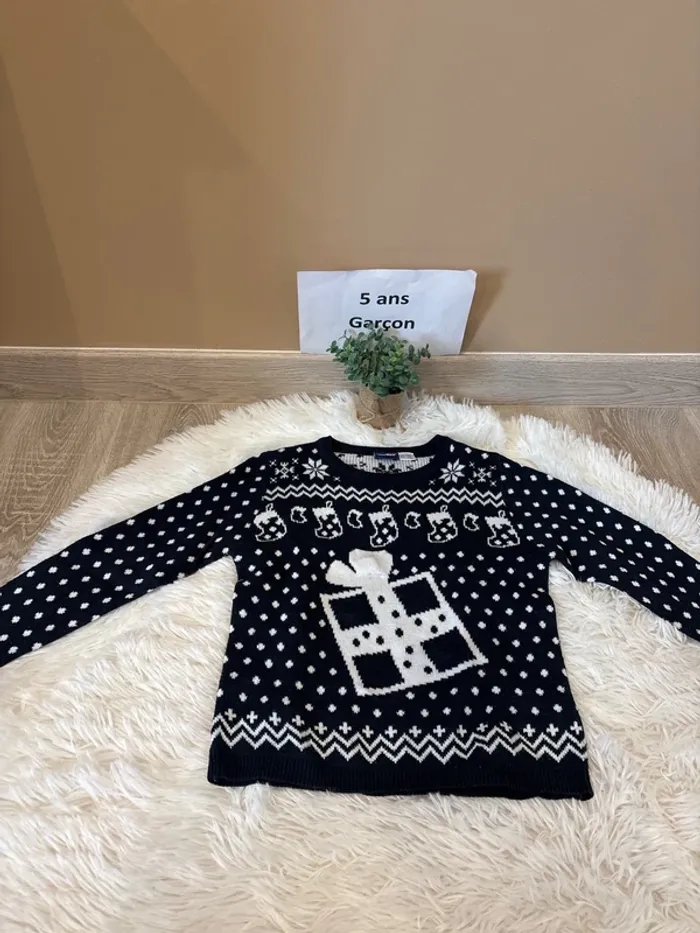 Pull de Noël lumineux 4-6ans
