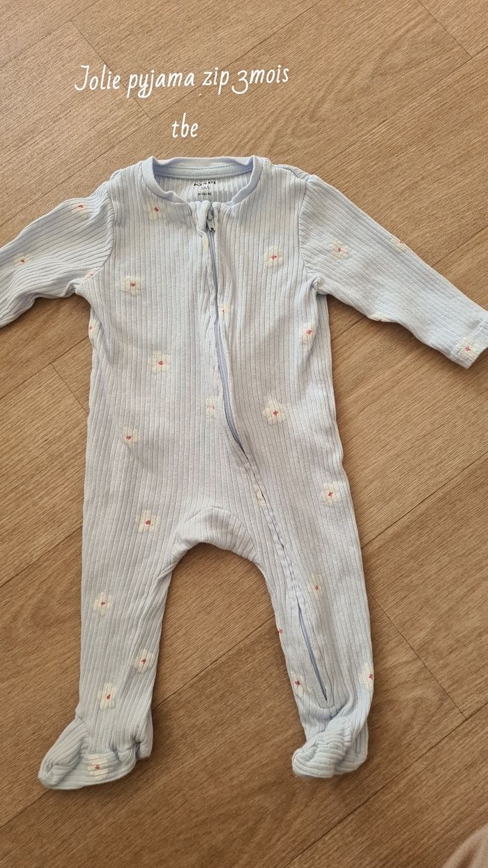 Pyjama zip