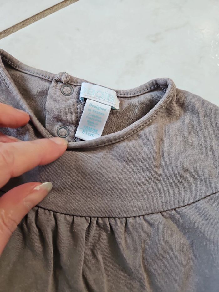 T-shirt ml bébé fille 18 mois Obaibi BBF3 - photo numéro 3