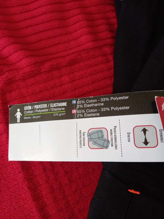 Pantalon de travail pour femme taille 40 marque LMA - photo numéro 6