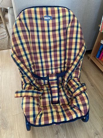 Transat balancelle chicco vintage style écossais