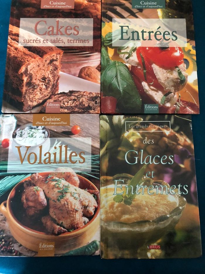 Lot livres de cuisine