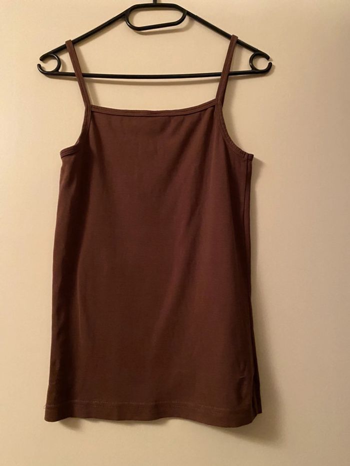 Débardeur marron Spot Taille 38/40 - photo numéro 2