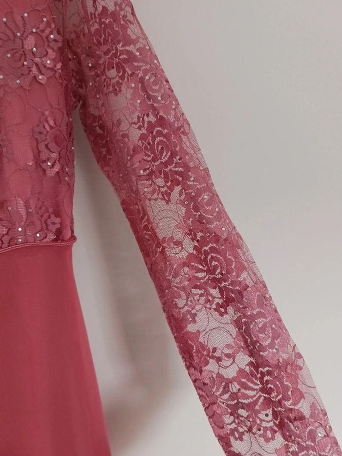 Caftan noir & rose T40 - photo numéro 2