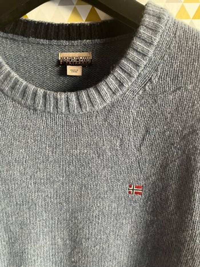 Pull bleu gris - photo numéro 5