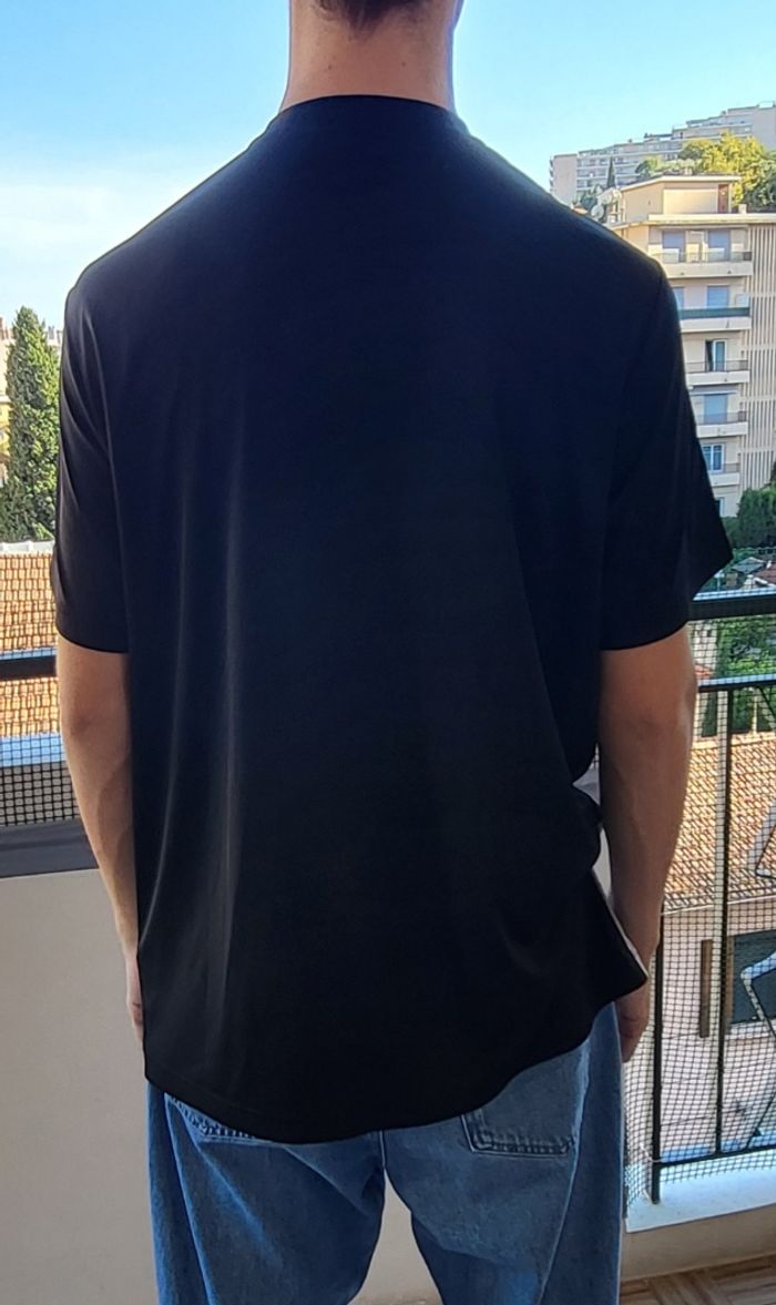 Adidas TShirt TXL/TFr42- Noir- Coupe Droite- 100%Polyester en TBE - photo numéro 3