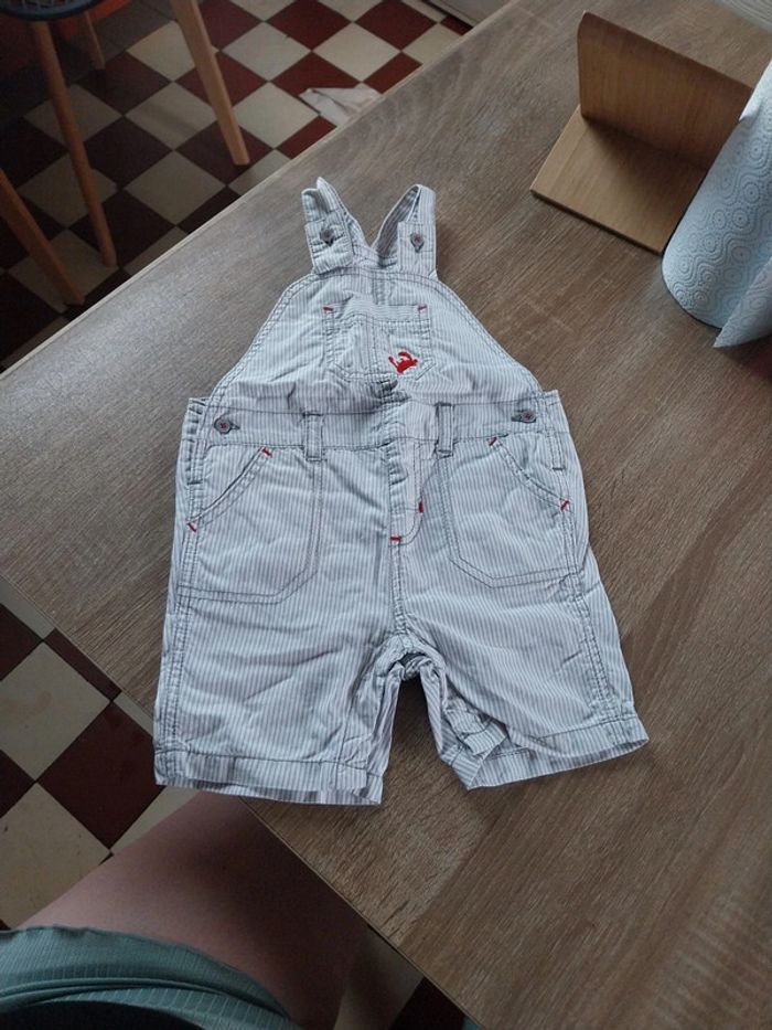 Salopette short 9 mois