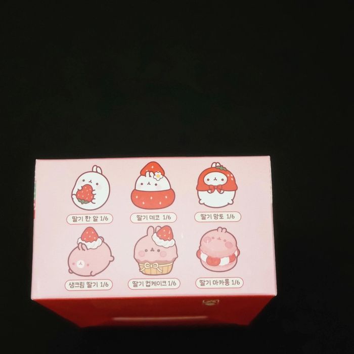 Molang Strawberry Edition – 6 Mystery Boxes | Lot 6 / Set 6 / Caja 6 / Conf. 6 / 6er Set / Caixa 6 - photo numéro 3