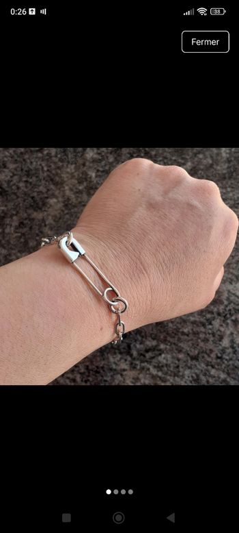 Bracelet en argent s925 neuf