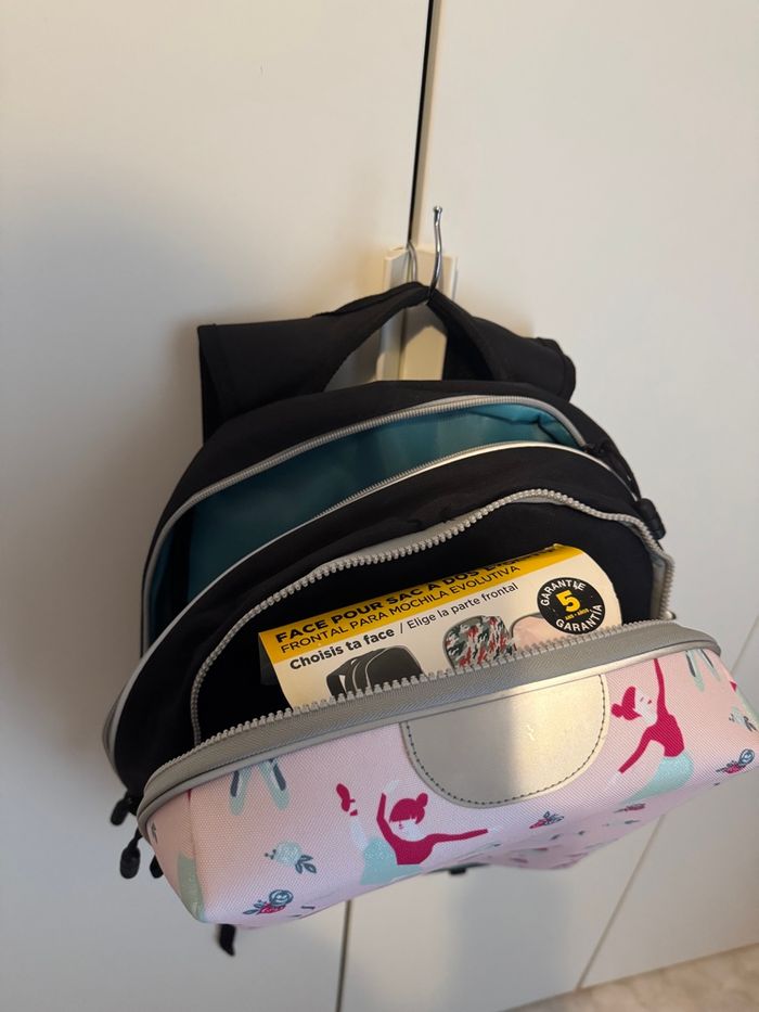 Sac à doc cartable scolaire avec face amovible - photo numéro 3