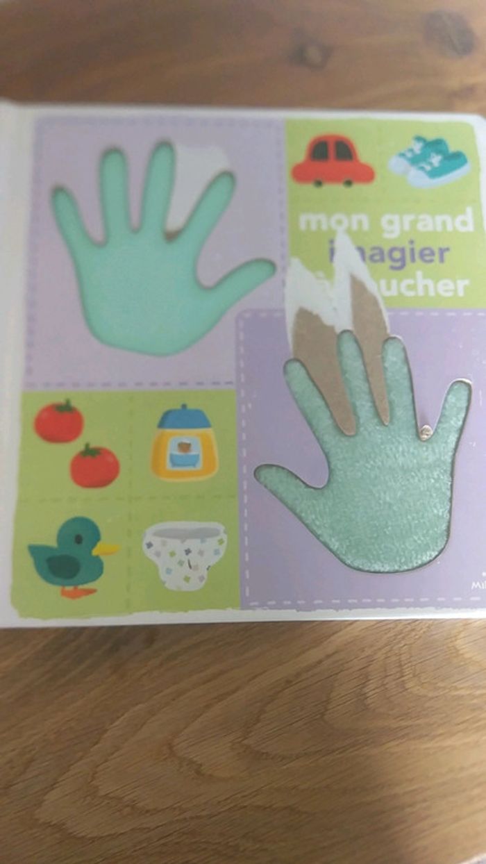 Grand imagier à toucher