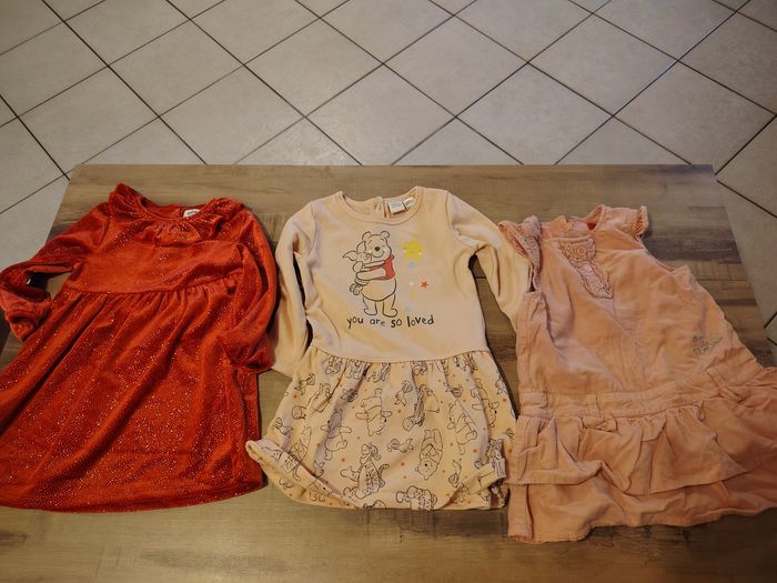 3 robe bébé fille