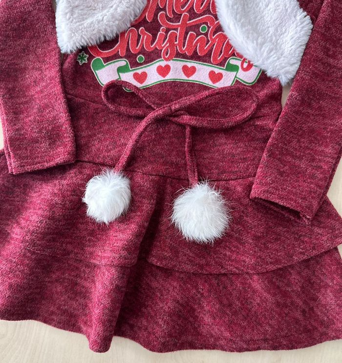 Robe hiver Noël pour fille 2 ans - photo numéro 4