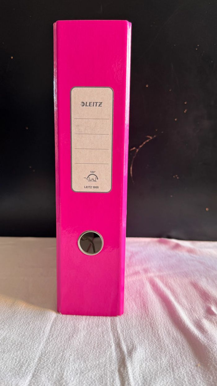 Classeur à levier Leitz Rose - photo numéro 2