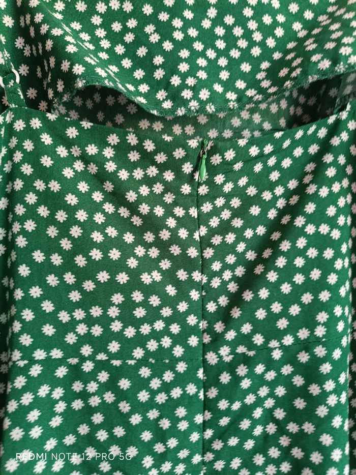 Robe verte à bretelles T.XL (42) J.Riu - photo numéro 8