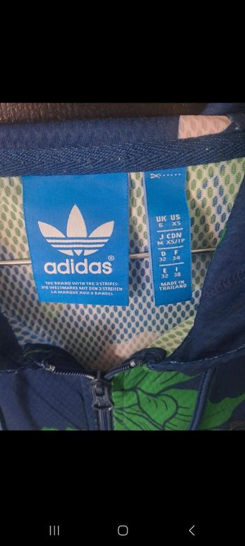 Veste adidas femme xs