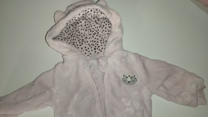 Petit gilet tout doux rose clair - photo numéro 3