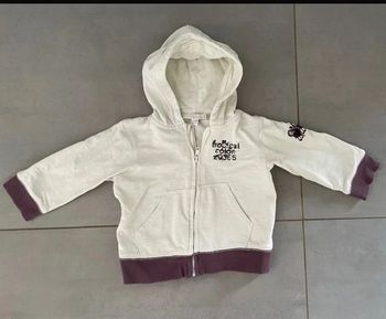 Gilet à capuche bébé garçon