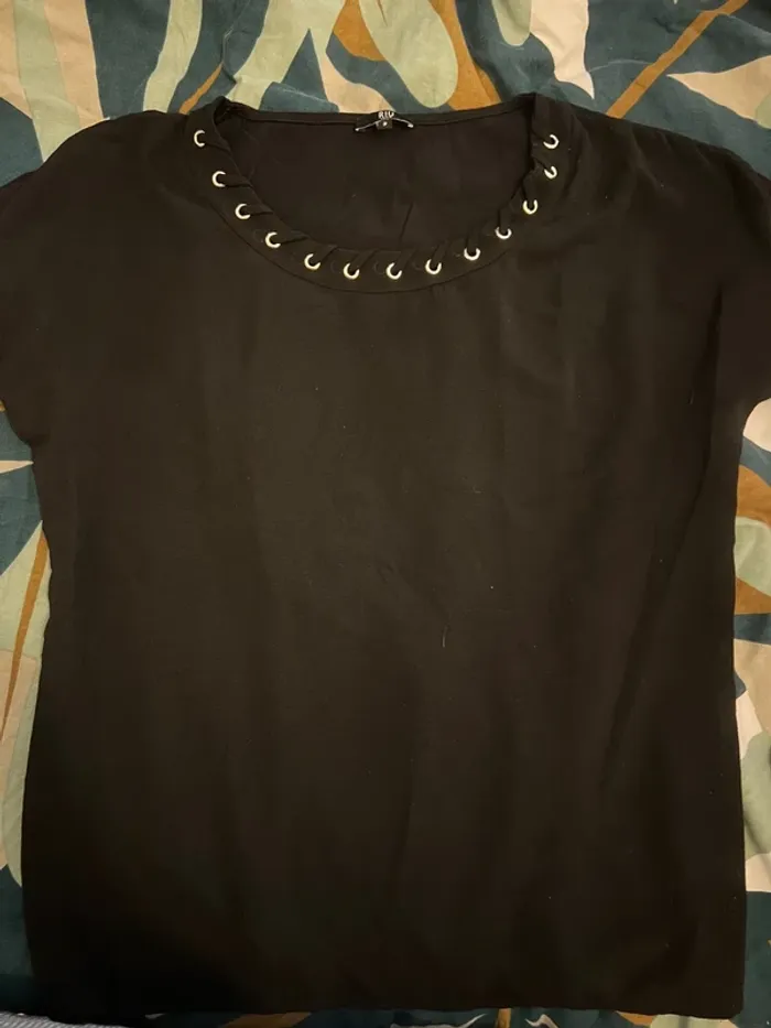 TEE shirt noir Jacqueline Riu taille 3