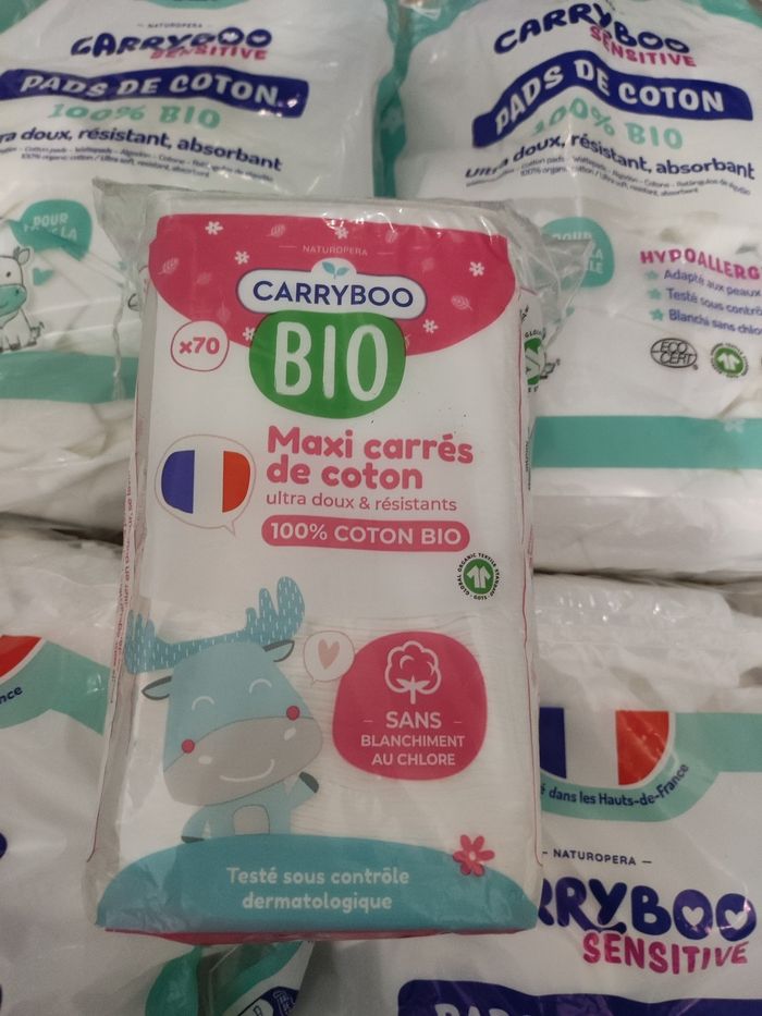 Lot de 6 paquets de cotons pour le change carryboo - photo numéro 3