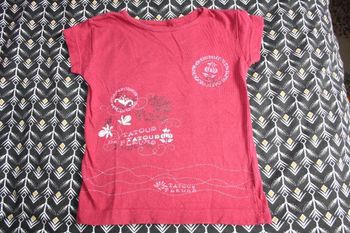Tee-shirt rouge à motifs tatous de Tatoo Spirit en 3 ans