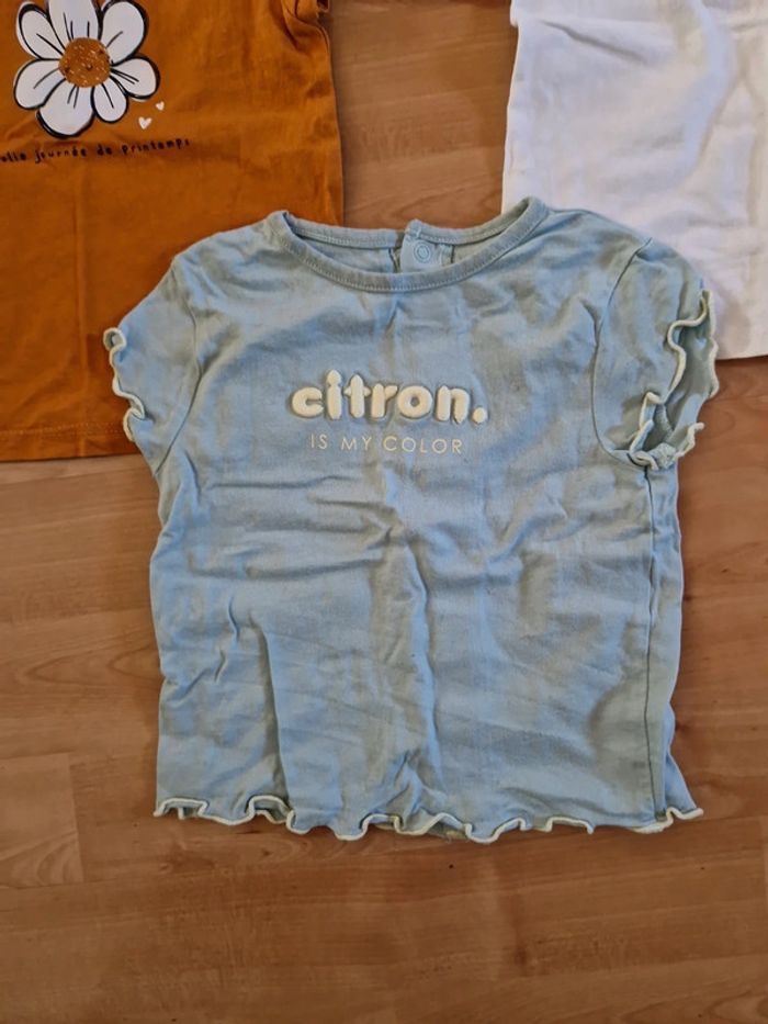 Lot t-shirt 6mois - photo numéro 2
