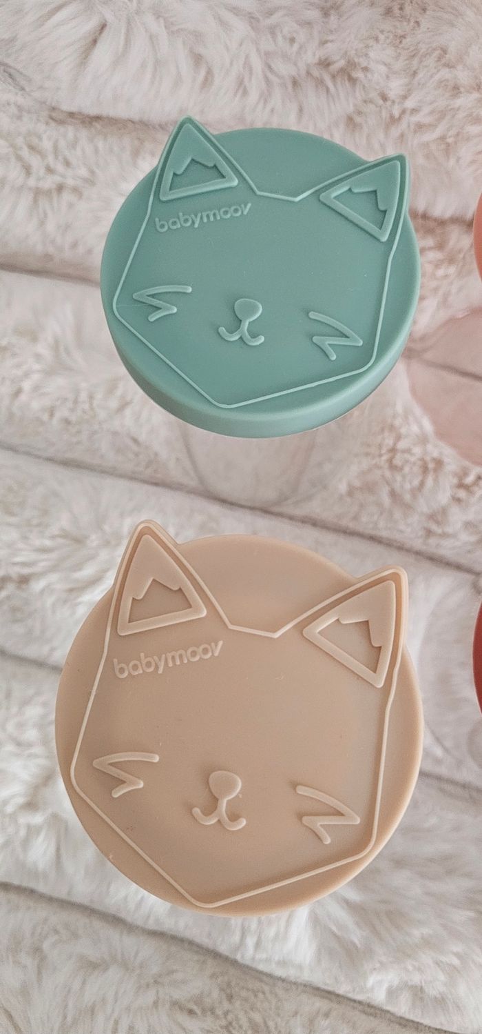 Lot de 6 pots en verre Babymoov chat 🐱 - photo numéro 6