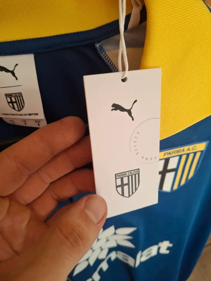 Maillot Rétro Collector – Parma AC 1995/1996 – Taille S – Neuf avec Étiquette 🔥 - photo numéro 5