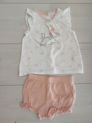 Ensemble short tee shirt 9mois