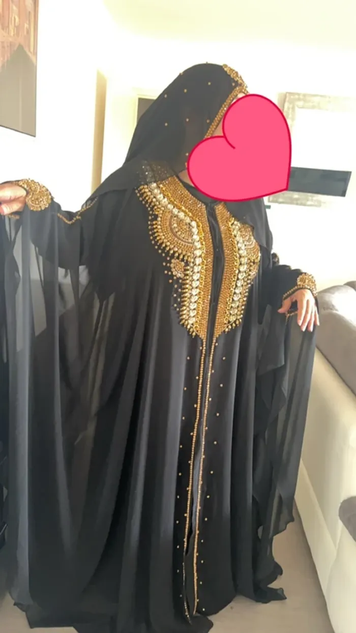 Robe orientale de soirée mariage taille 60 neuve