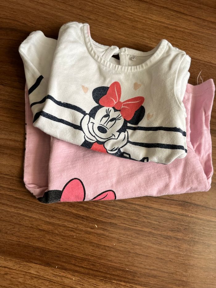 Lot de 2 t-shirt Minnie - photo numéro 2
