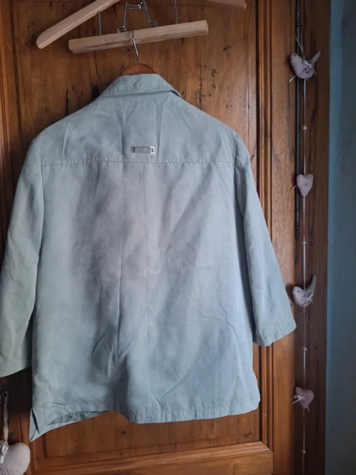 Veste vintage vert pastel chic - photo numéro 10
