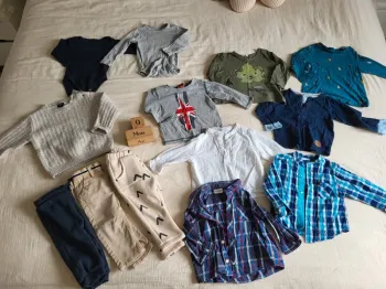 Lot bébé garçon petits prix en très bon état, rentrée Septembre automne hiver