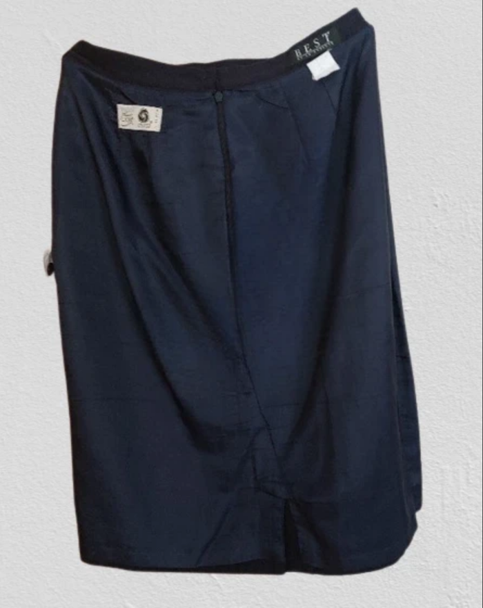 Jupe bleu marine T38 BEST La Redoute - photo numéro 3